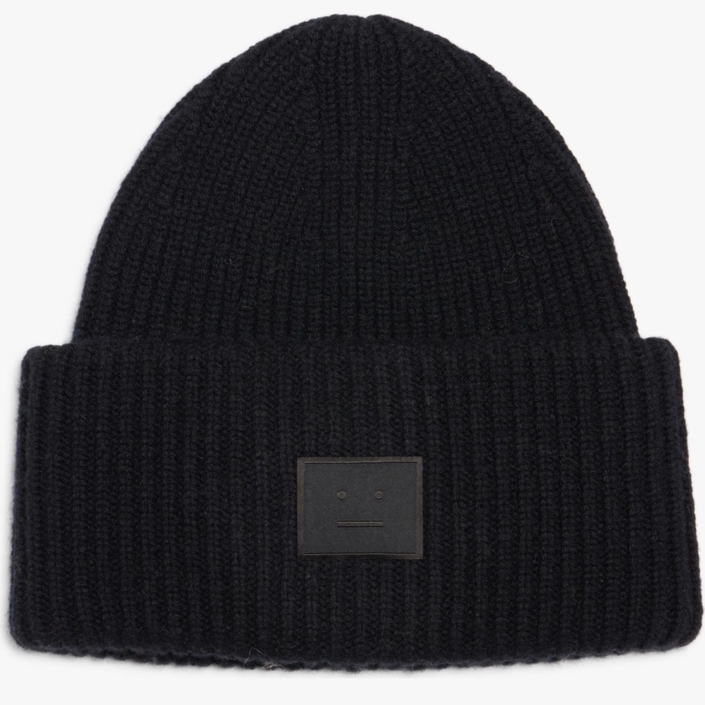 Acne Studios Black Wool Beanie